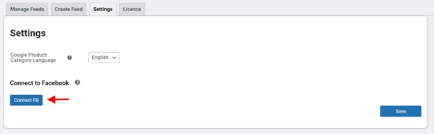 Facebookに接続する