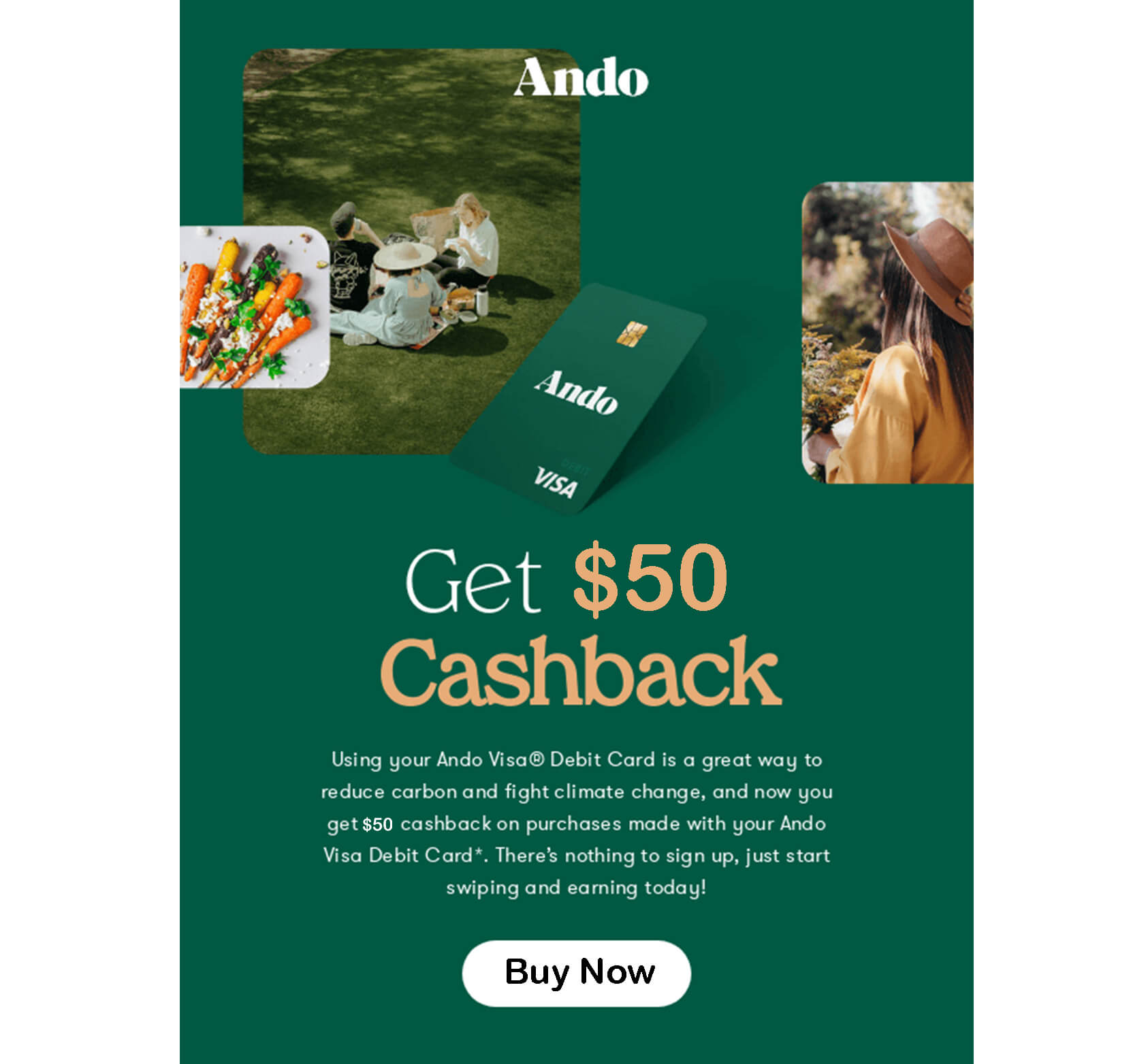 Cashback untuk Email Penggerak Awal