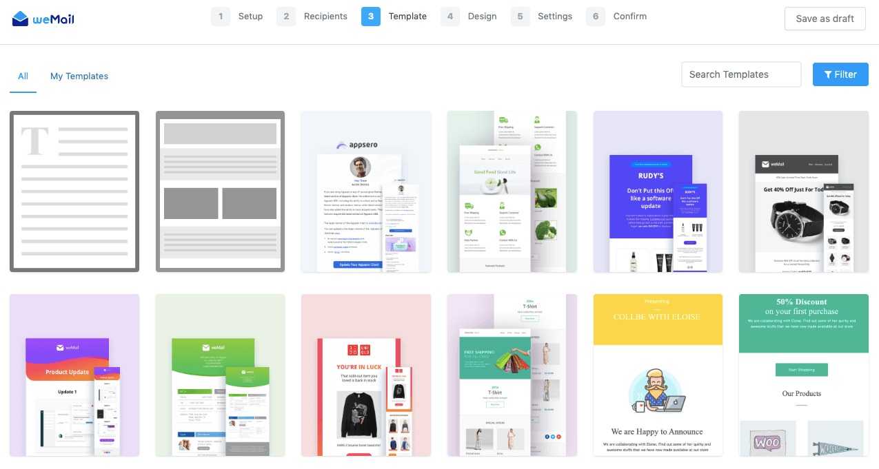 Pustaka Templat Pra-Desain weMail