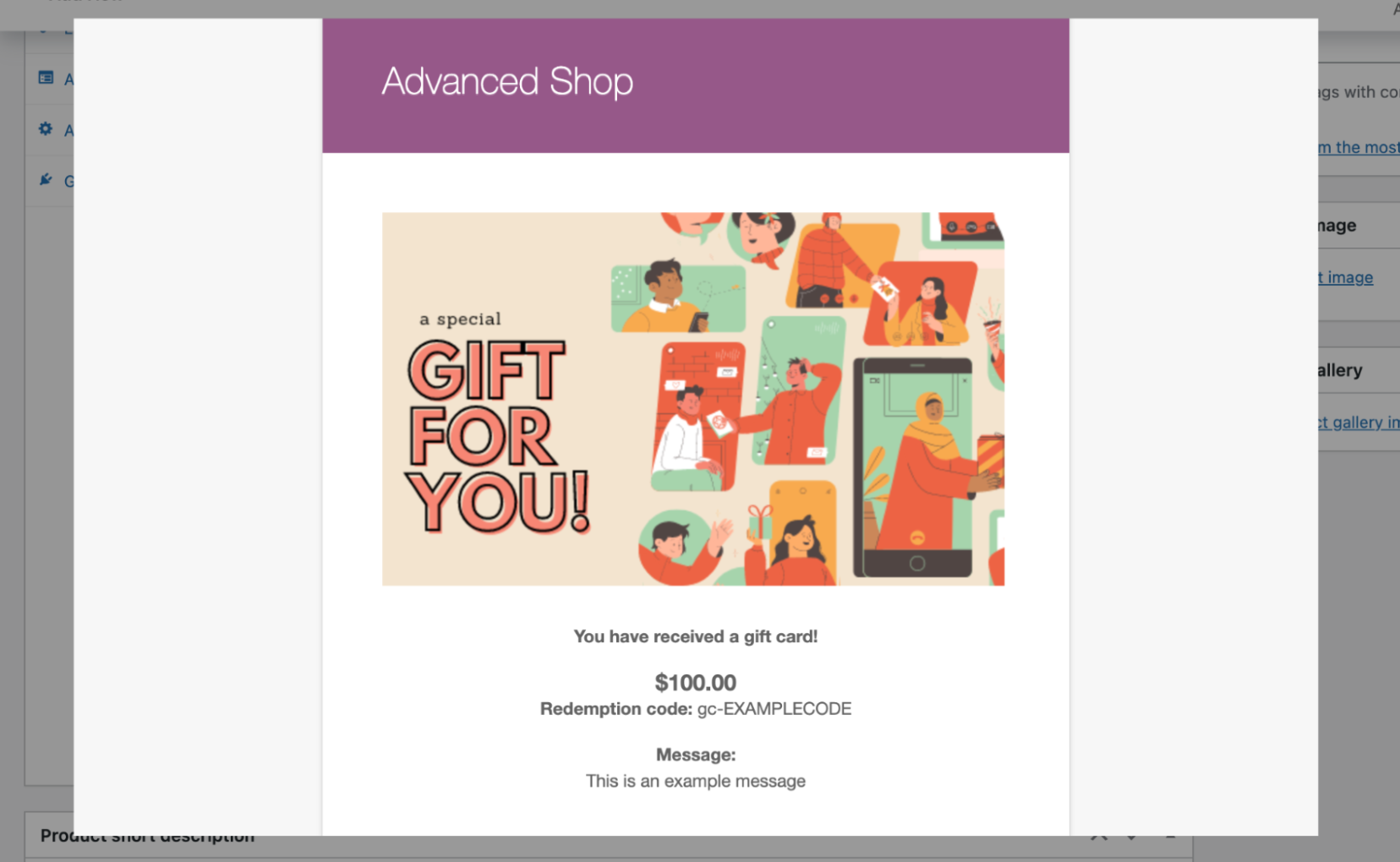 gift-card-03-1 – Erweiterte Gutscheine Advanced Gift Card Product Sample