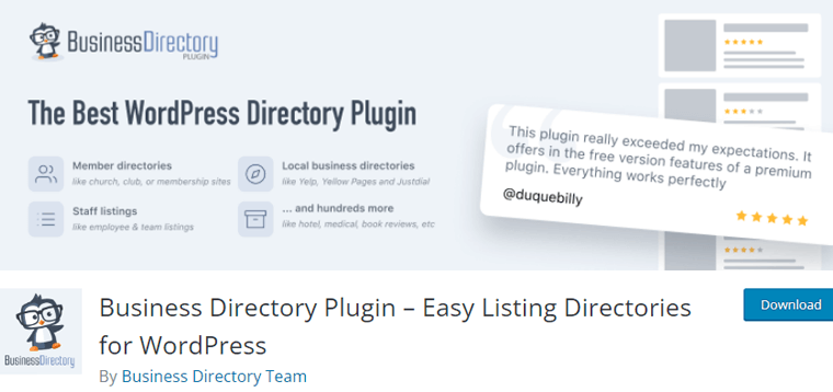 Complemento de WordPress para directorio de empresas