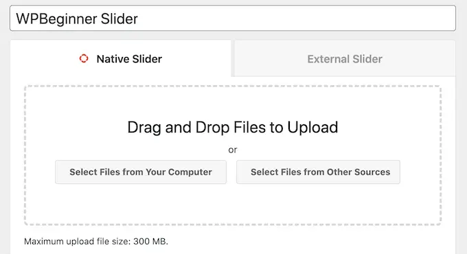 Aggiunta di file a uno slider reattivo di WordPress Adding files to a responsive WordPress slider