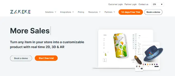 Sito web di Zakke Zakeke