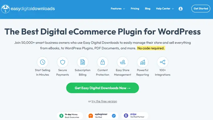 간편한 디지털 다운로드 easy digital downloads