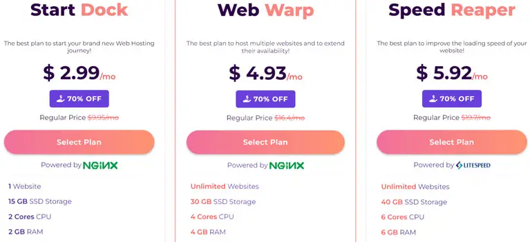 تسعير الاستضافة المشتركة السحابية