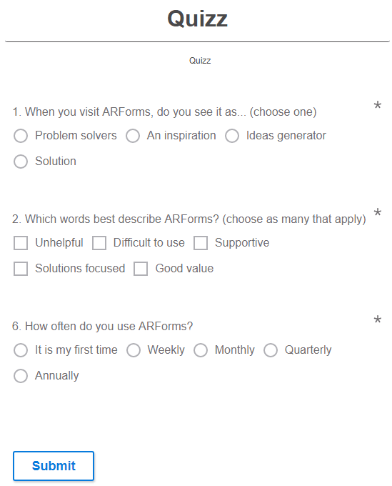 ปลั๊กอินตัวสร้างแบบฟอร์ม ARForms ของ WordPress