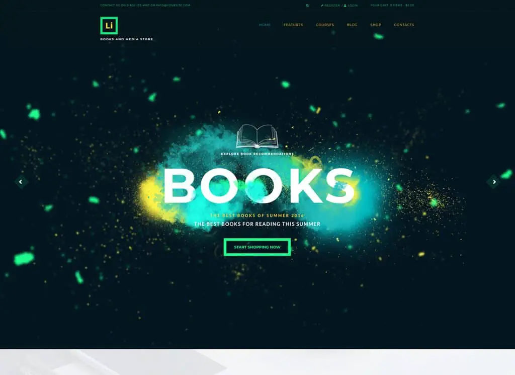 Lorem Ipsum - Tema WordPress pentru cărți și magazin media