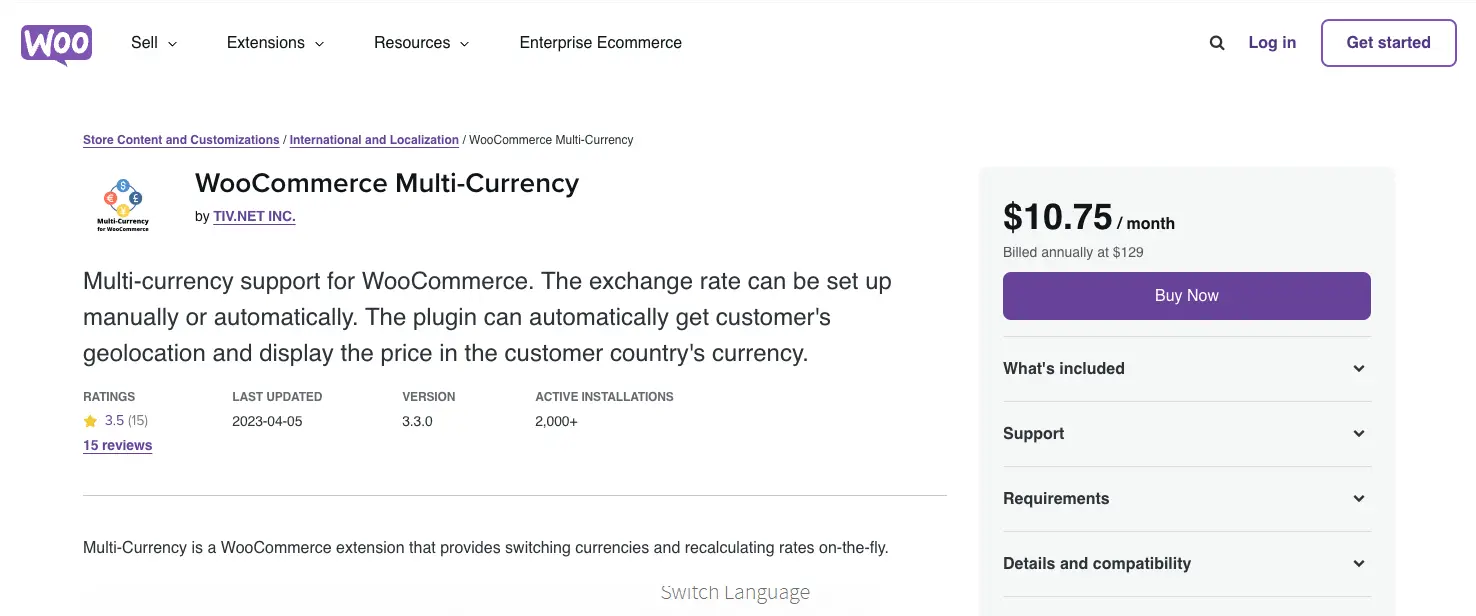 WooCommerce mai multe monede.