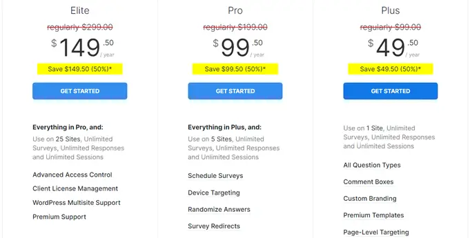 отзывы пользователей userfeedback pricing
