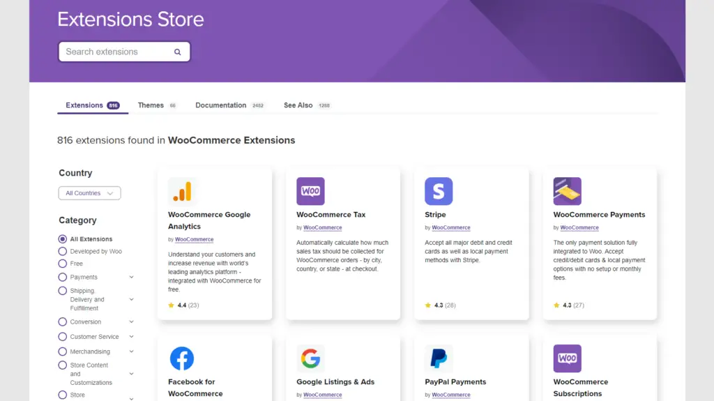 Estensioni WooCommerce WooCommerce extensions