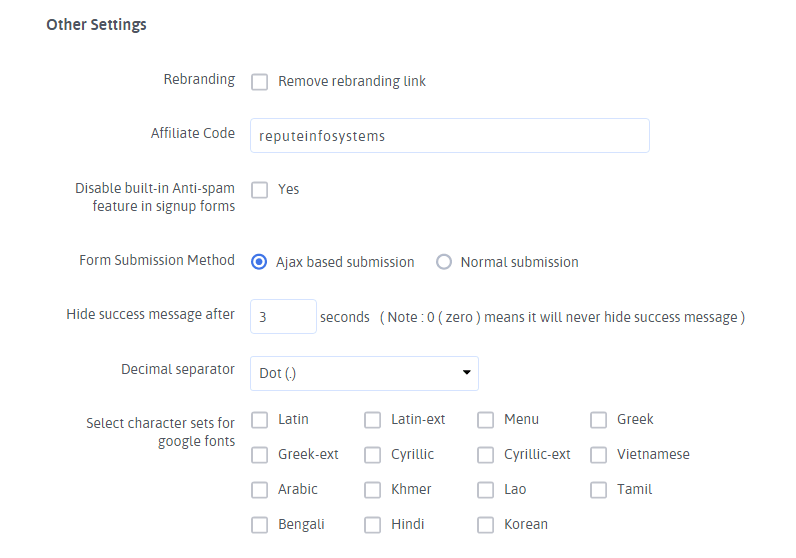 ARForms - Captcha Oculto