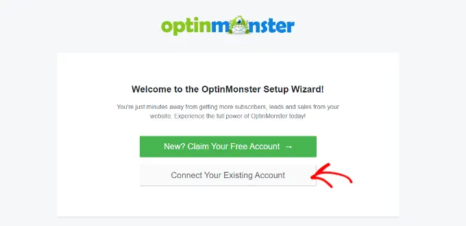 Conecta tu cuenta existente Connect your existing account