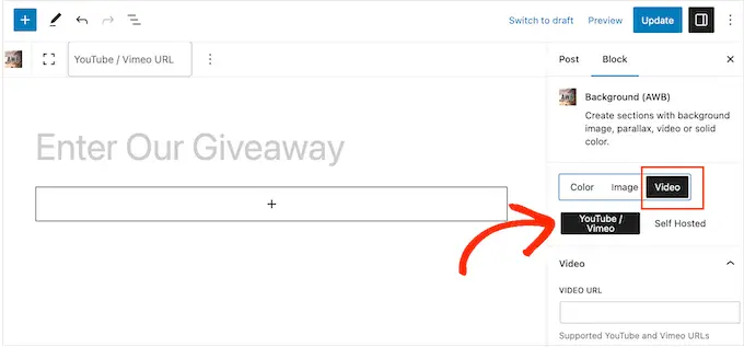 Cum să adăugați un videoclip YouTube ca fundal pe ecran complet în WordPress How to add a YouTube video as a fullscreen background in WordPress