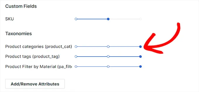 為添加的字段分配權重 Assign weight to the added fields