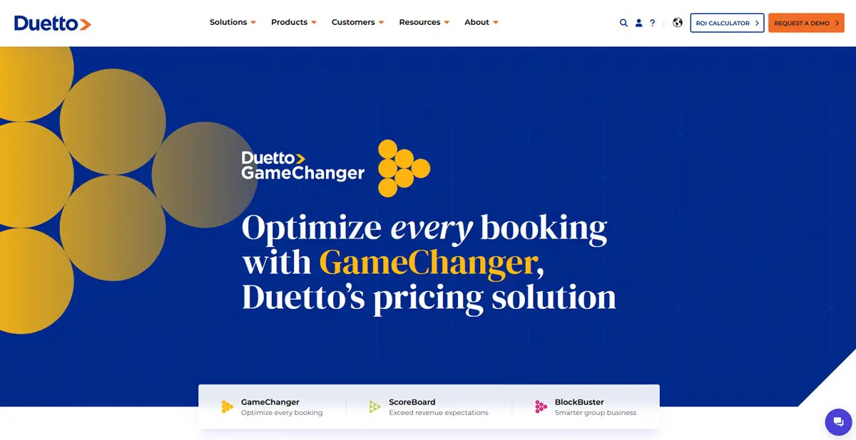 Инструмент Gamechnager от Duetto для оптимизации каждого бронирования отеля с помощью ИИ.