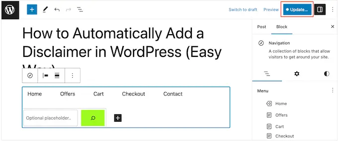 如何將 WordPress 菜單添加到頁面或帖子 How to add a WordPress menu to a page or post