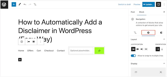 如何設置 WordPress 導航塊的樣式 How to style a WordPress navigation block