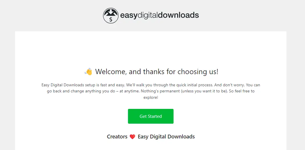 دليل إعداد التنزيلات الرقمية السهلة.