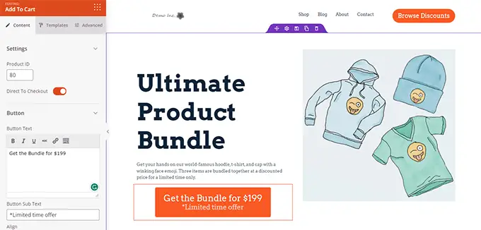 แก้ไขกลุ่มรถเข็น Edit cart bundle