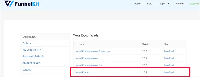รถเข็น FunnelKit FunnelKit cart