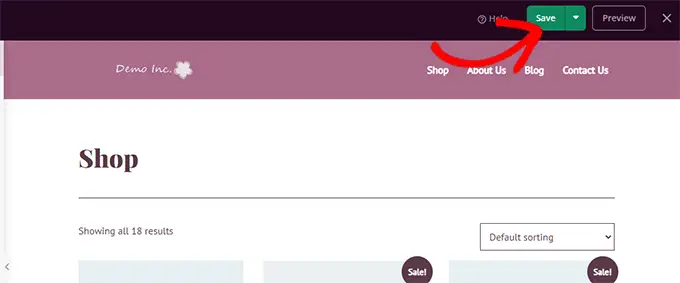 บันทึกเทมเพลตธีม WooCommerce ของคุณ Save your WooCommerce theme template