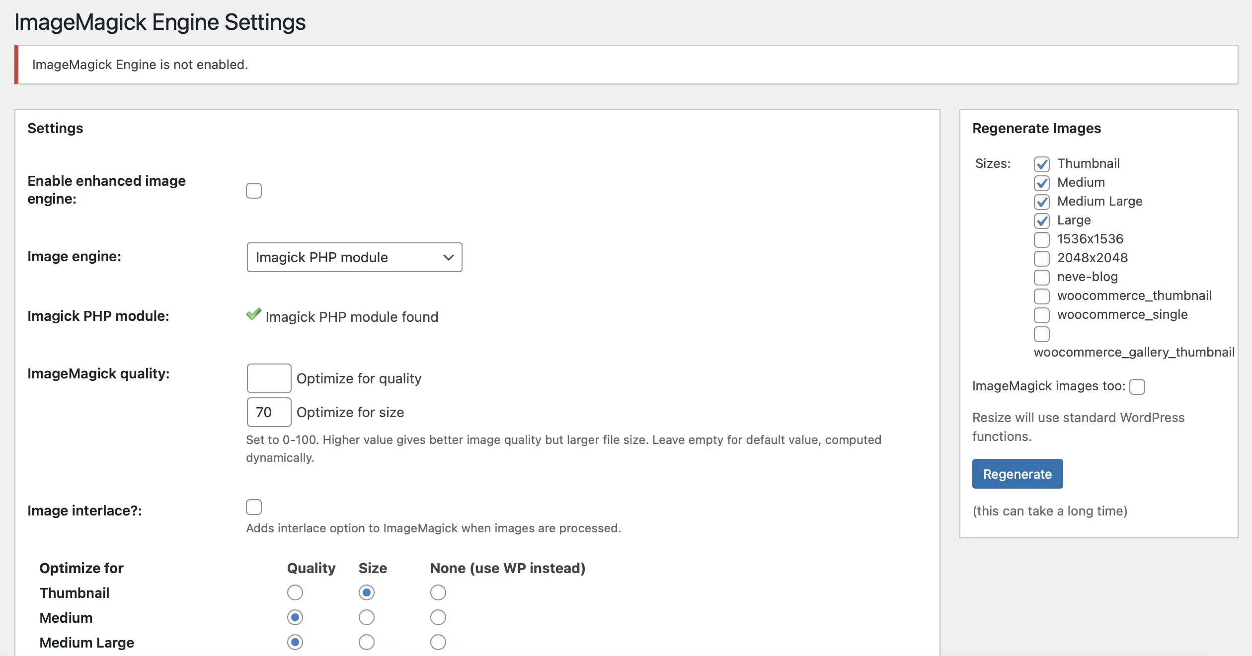 Utilisez le plugin ImageMagick Engine pour activer WordPress Imagick.