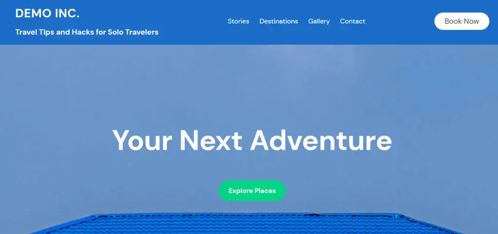 Visualização do novo slogan New tagline preview