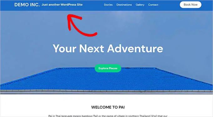 Apenas outro exemplo de site WordPress Just another WordPress site example