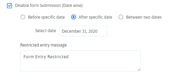 Restricționare-form-după-specifică-data