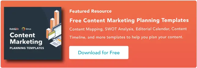 Blog - Modello di mappatura dei contenuti