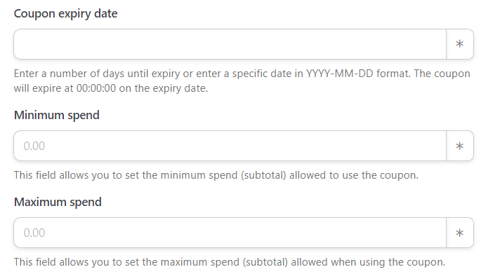 condiții-utilizare-cupon - Cupoane avansate New user coupon conditions