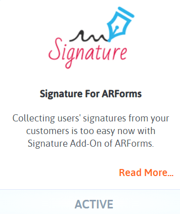 Signaturen online erfassen - Signaturformular-Addon Aktivieren-min