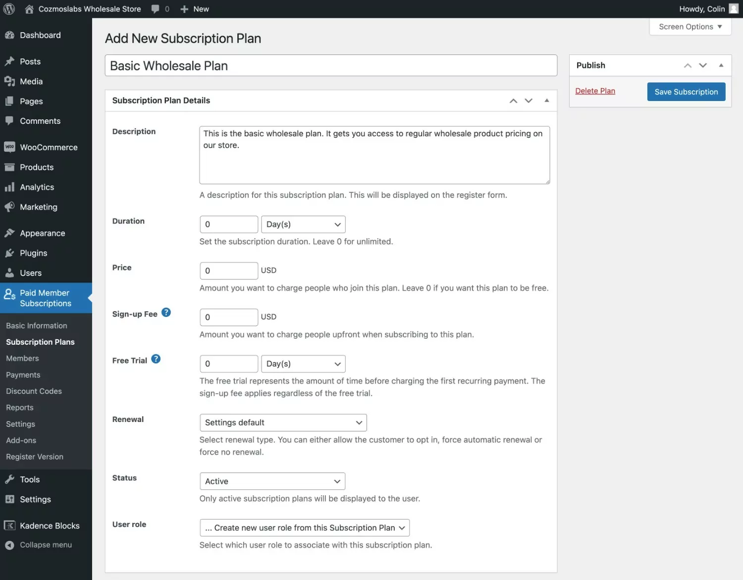 Configuración del nivel de membresía mayorista de WooCommerce
