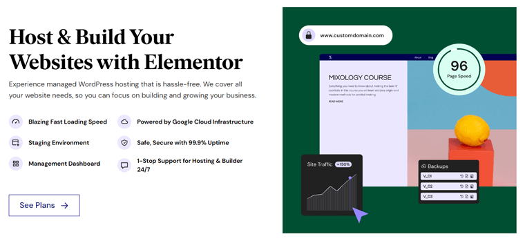 Găzduire Elementor gestionată - Google Cloud