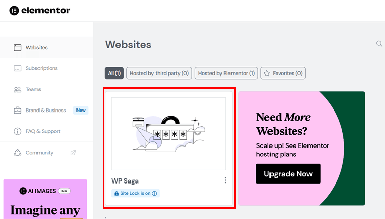 Site-uri web noi găzduite de Elementor