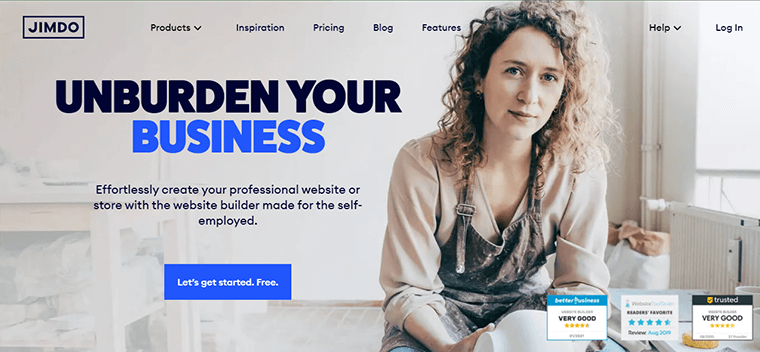 Site Web și platformă de bloguri cu sursă deschisă Jimdo