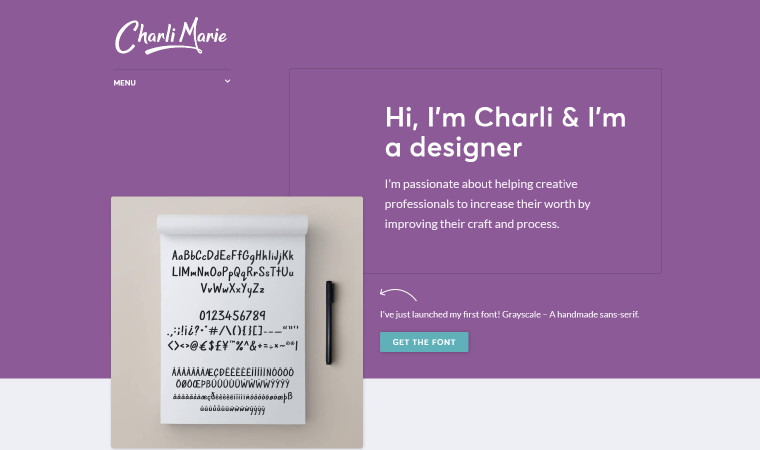 Charli Marie (Site-ul web al portofoliului personal al lui Charli Marie)