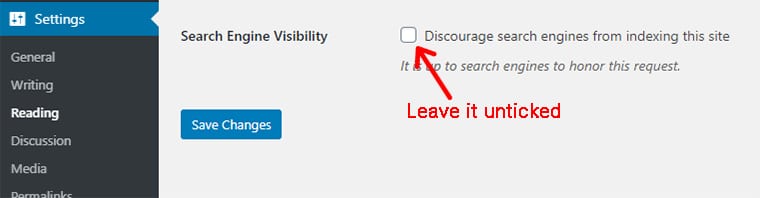Activarea indexării din setările de citire