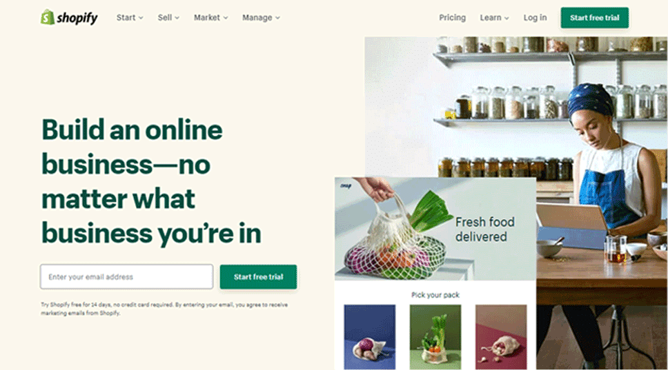 Shopify Website Builder