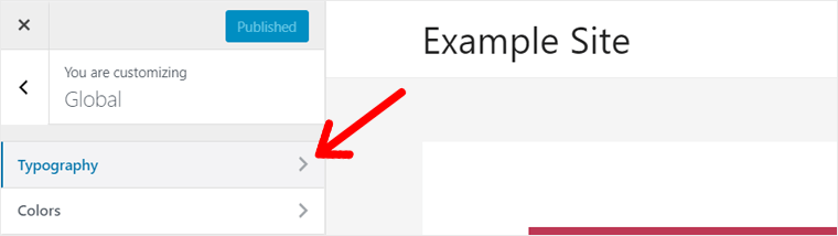 Typography Option in Astra WordPress Theme
