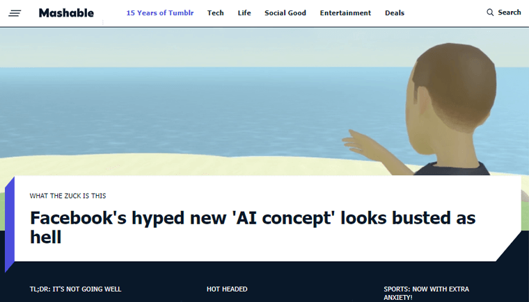 Mashable İş Blogları İlginç Blog Türleri