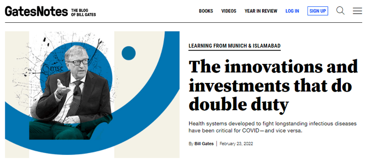 Gates Notes Kişisel Bloglar Popüler Blog Türleri