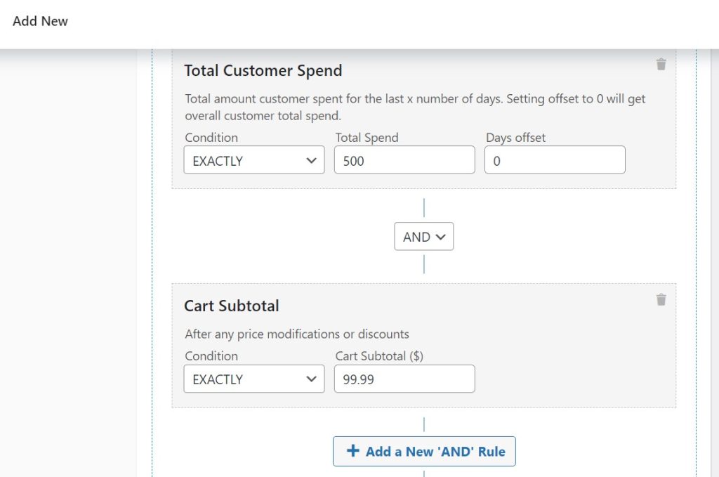 Compound coupon rules with Advanced Coupons.