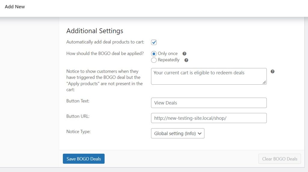 bogo-settings - アドバンスクーポン BOGO settings.