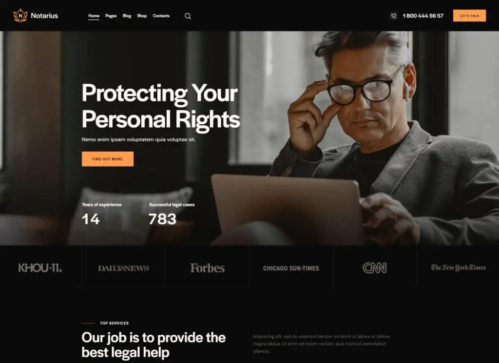 Notaris | Tema WordPress Penasihat Hukum & Layanan Hukum