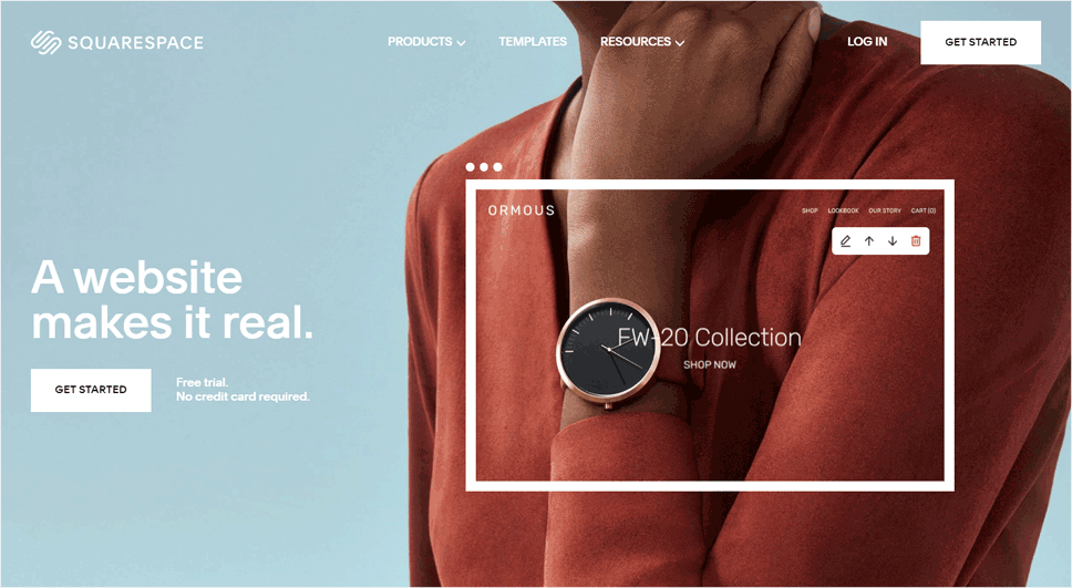 Sqarespace Website Builder