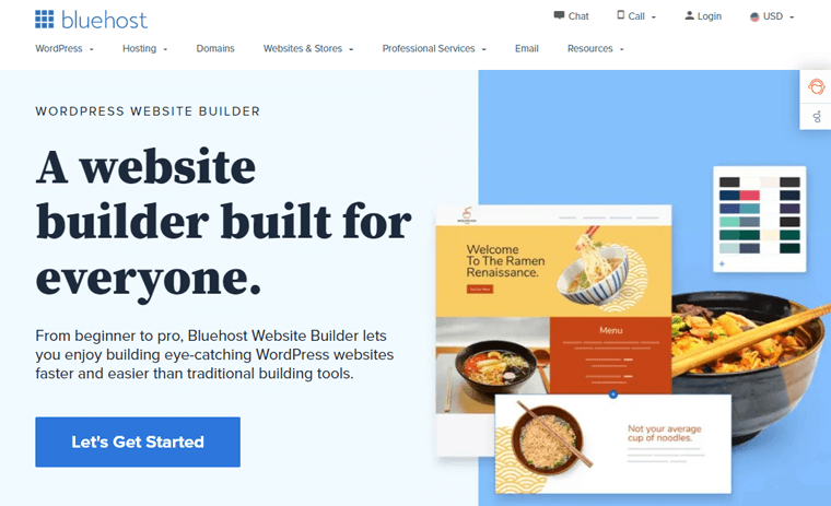 Bluehost Website Builder