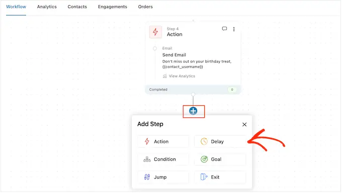 向自动营销电子邮件序列添加延迟 Adding a delay to an automated marketing email sequence