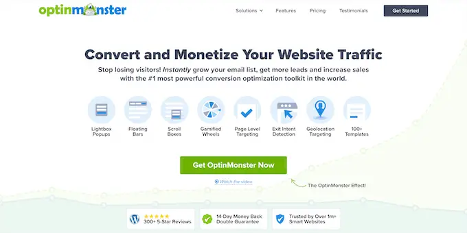 OptinMonster 转化优化插件 The OptinMonster conversion optimization plugin