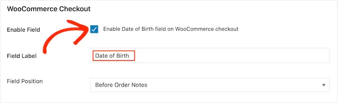 将出生日期字段添加到在线商店的结帐页面 Adding the birth date field to an online store's checkout page